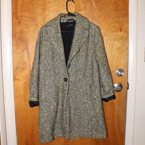 ZARA Mosaic Wool Coat